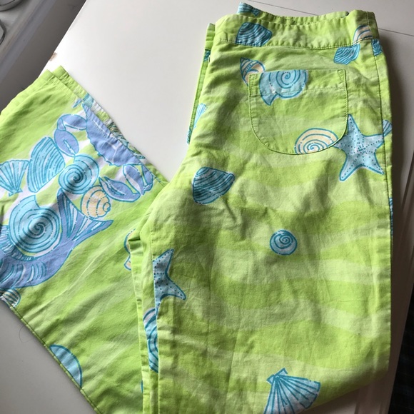 Lilly Pulitzer “low tide”  pants girls size 12 - Picture 1 of 8